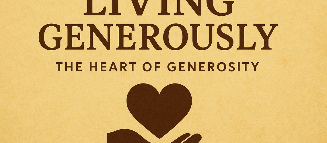 Living Generously Week 1 Sermon Image